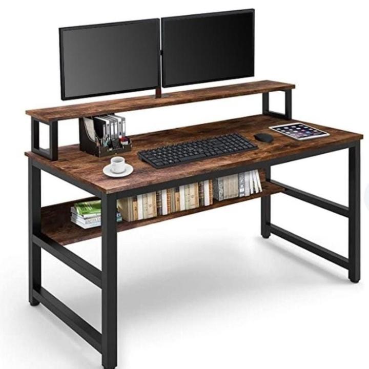 مكتب معدني سطح خشبي اسبيشيال